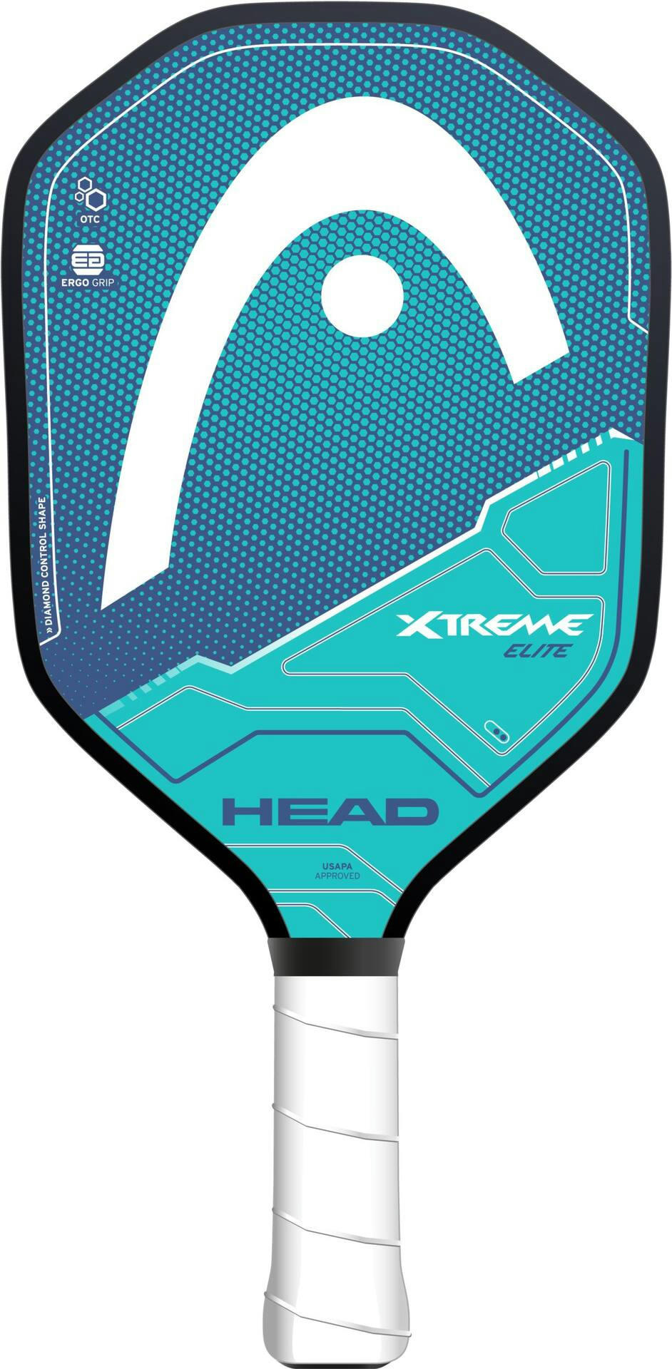 Head Extreme Elite Lite Composite Pickleball Paddle/Racket w/ Soft Grip, Blue/White
