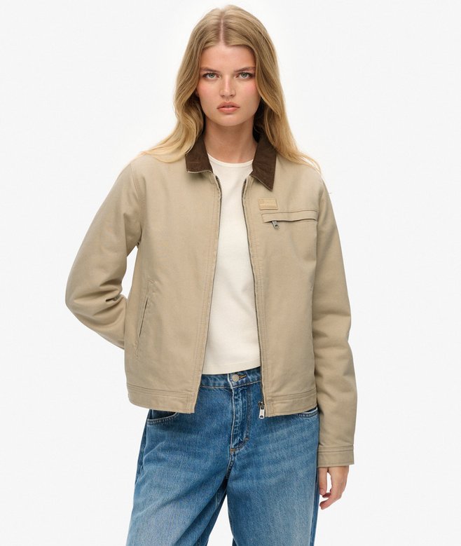 Cord Collar Quilt Ranch Jacket