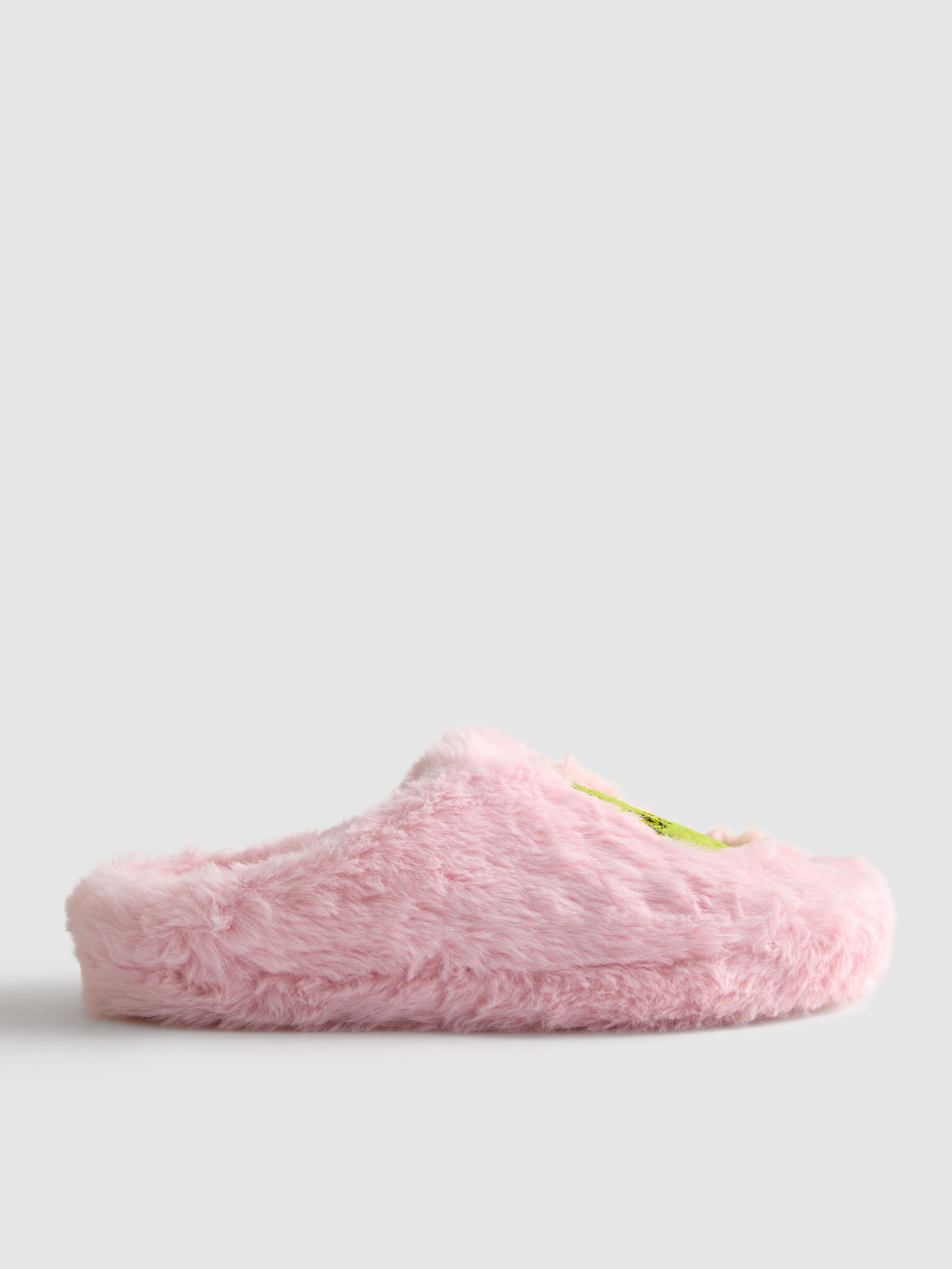 The Grinch Pink Mule Slippers