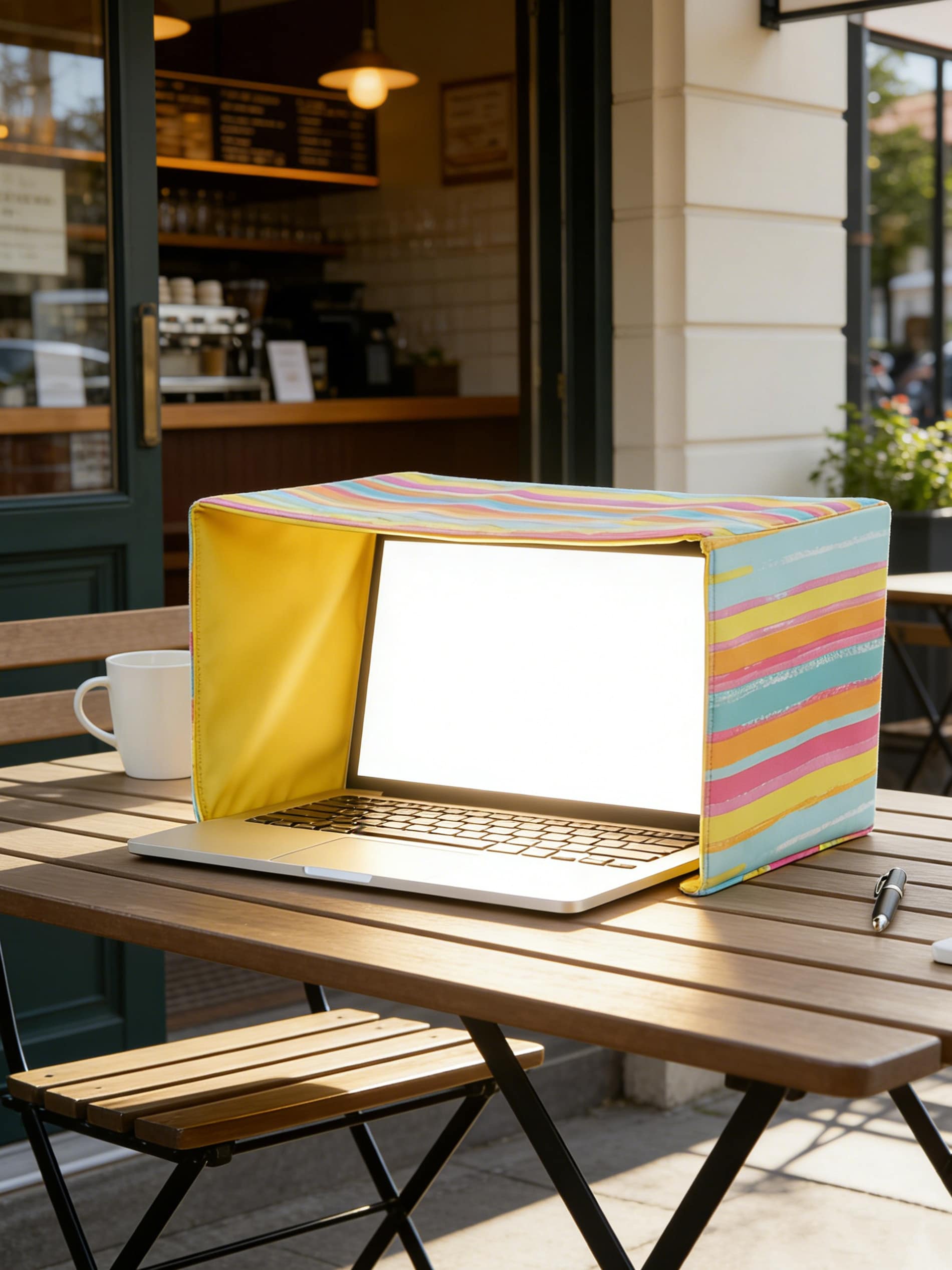Osłona przeciwosłoneczna na laptop
