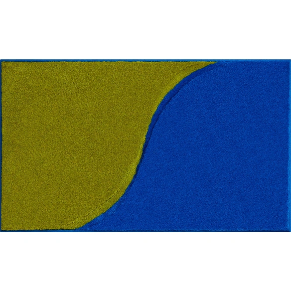 Badematte »Manta«, BxL: 70 x 120 cm, blau, aus 100% Polyacryl