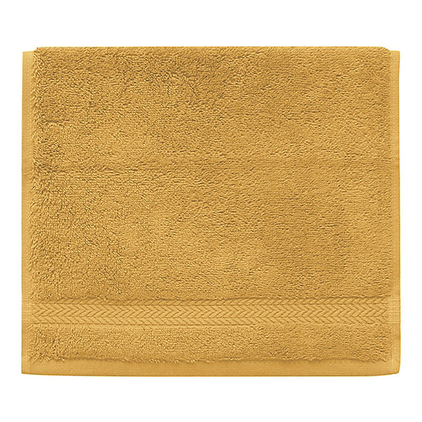 Lot de 3 serviettes invité 550 g/m² Caramel 30x50 cm LUXURY