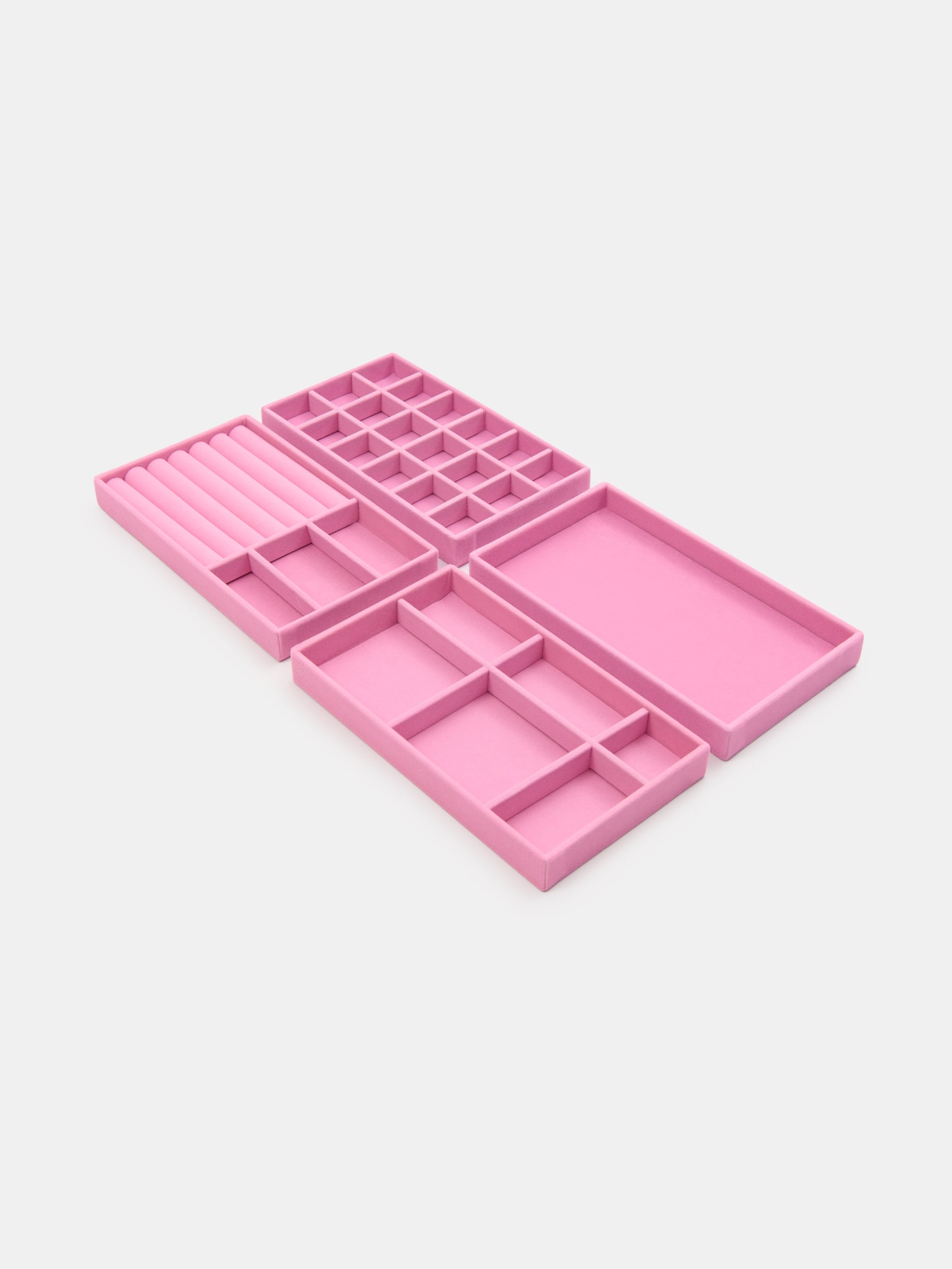 Zestaw organizerów do szuflady z przegródkami 4 pack