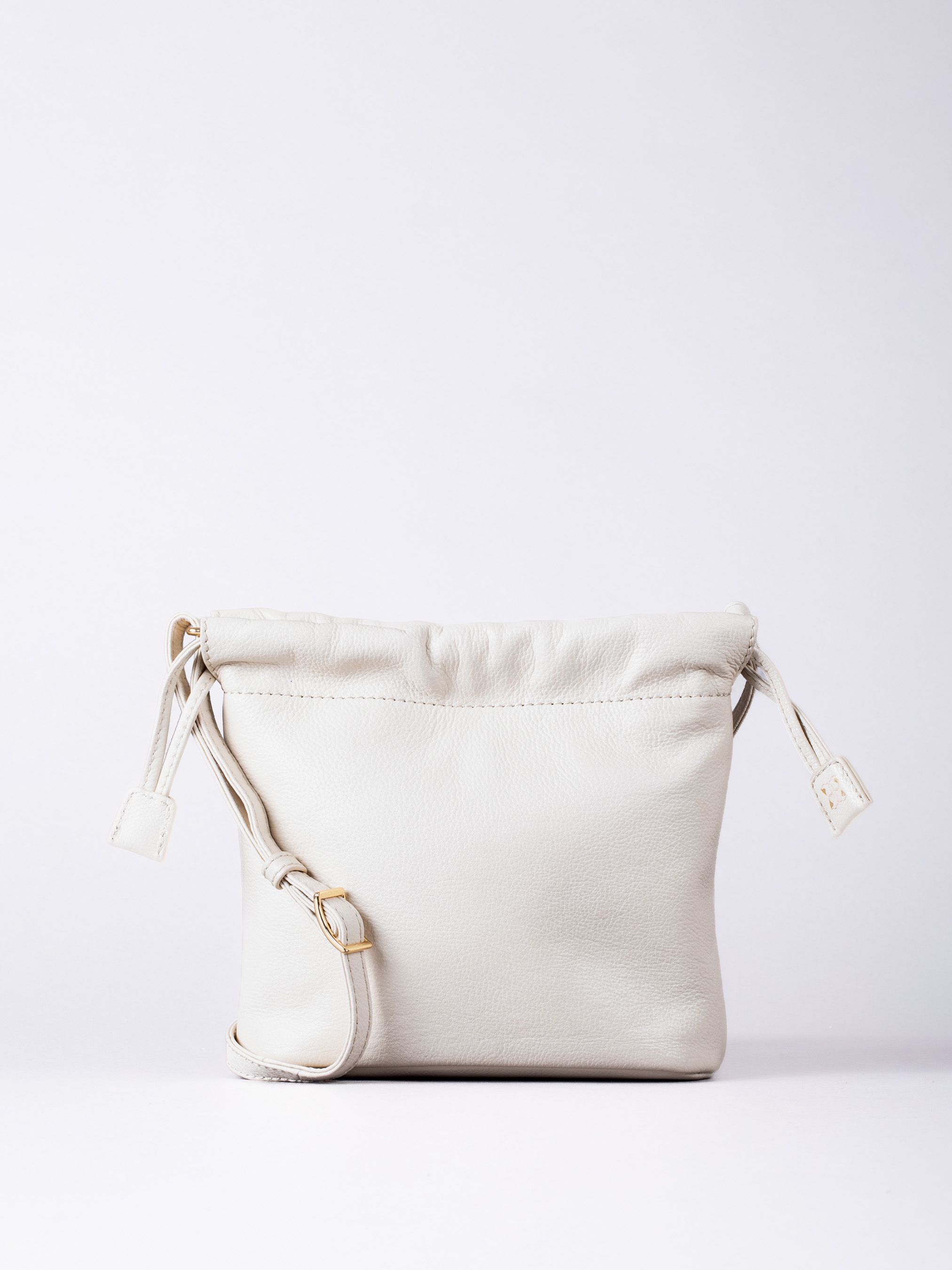 Lakeland Leather Eskrigg' Leather Drawstring Cross Body Bag