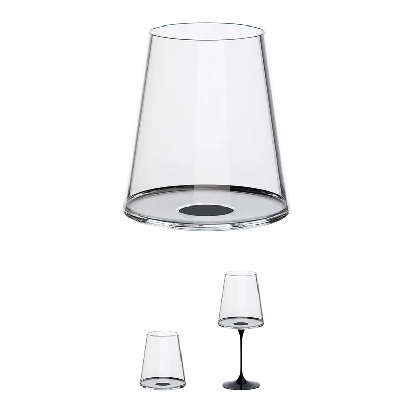 Rotweinglas 2er-Set Splitglass