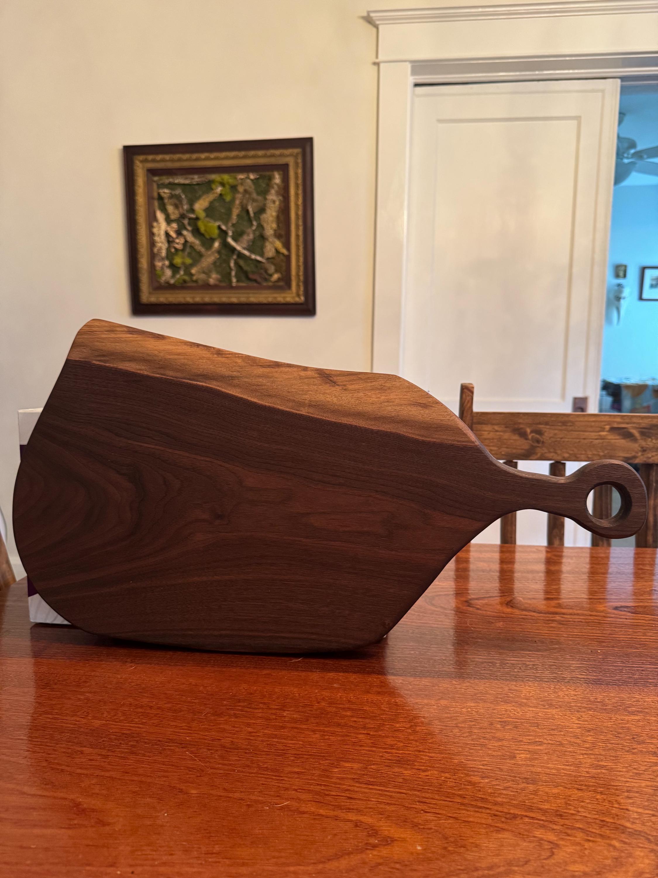 Live Edge Walnut Charcuterie board.