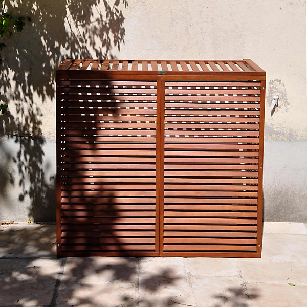 Cache unité extérieure en bois taille XL - DECOCLIM - DECOCLIM-BXL