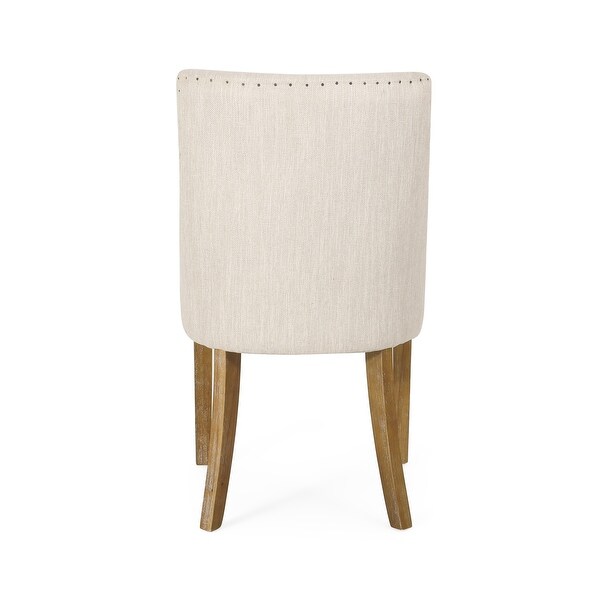 Frances Fabric Dining Chair (Set of 2) by Christopher Knight Home