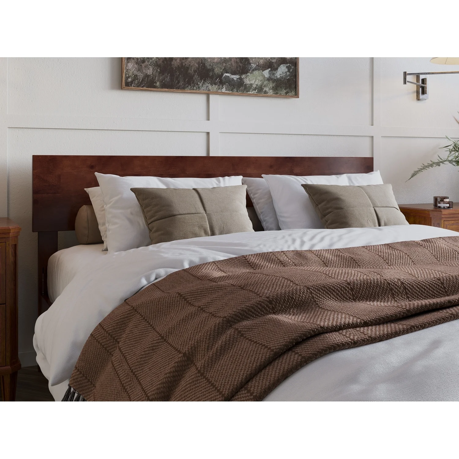 AFI Orlando Headboard with Attachable Charger