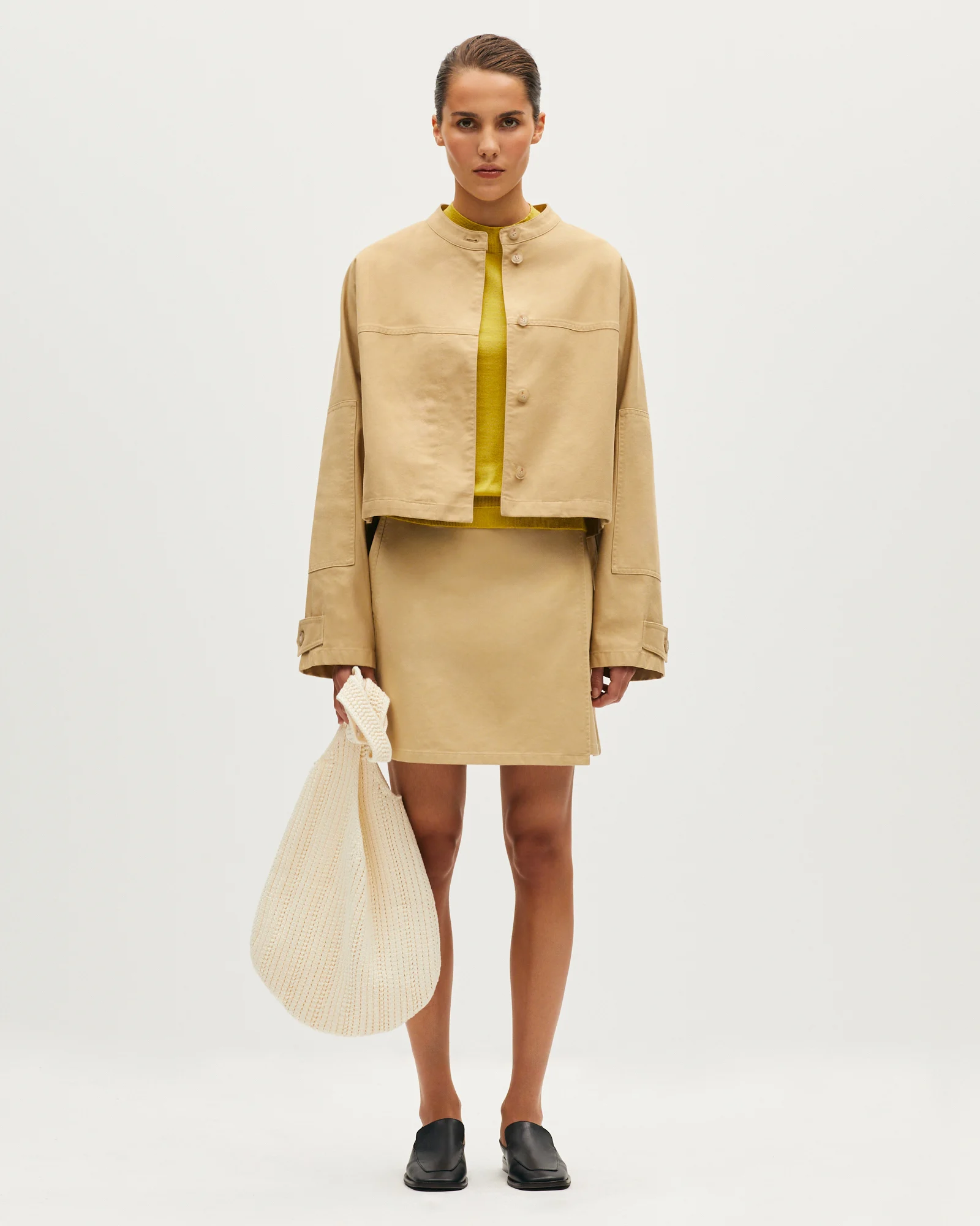 Veste courte en coton