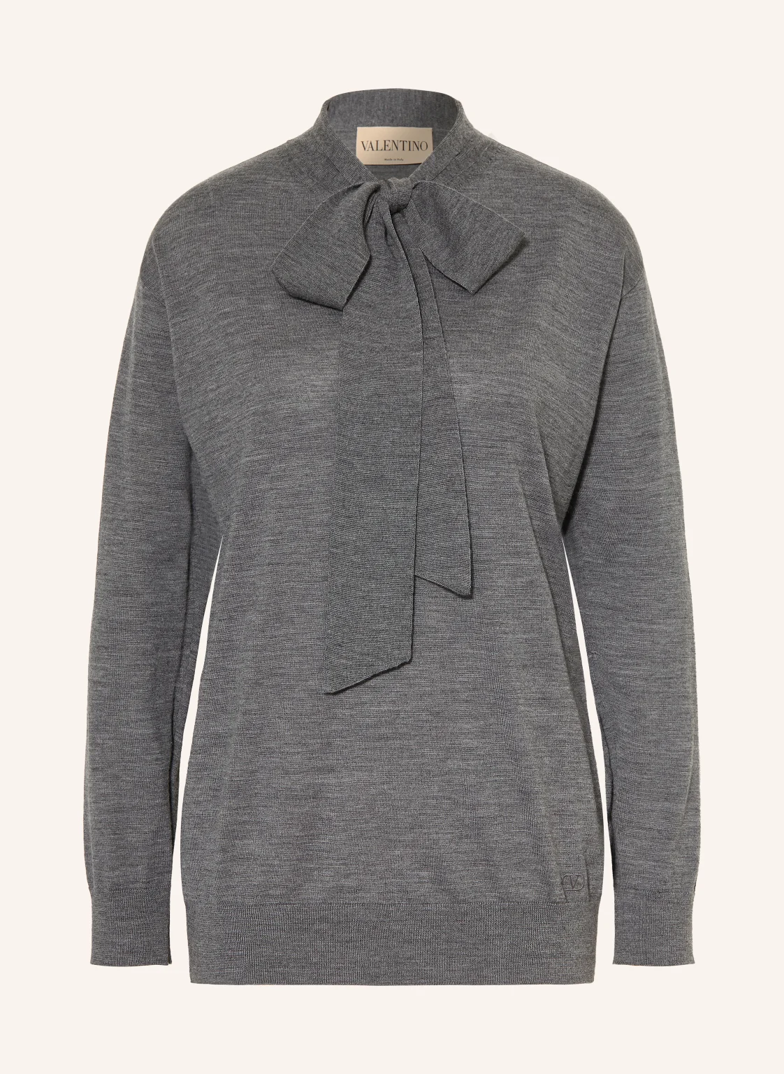 VALENTINO Pullover SOLID mit Schluppe