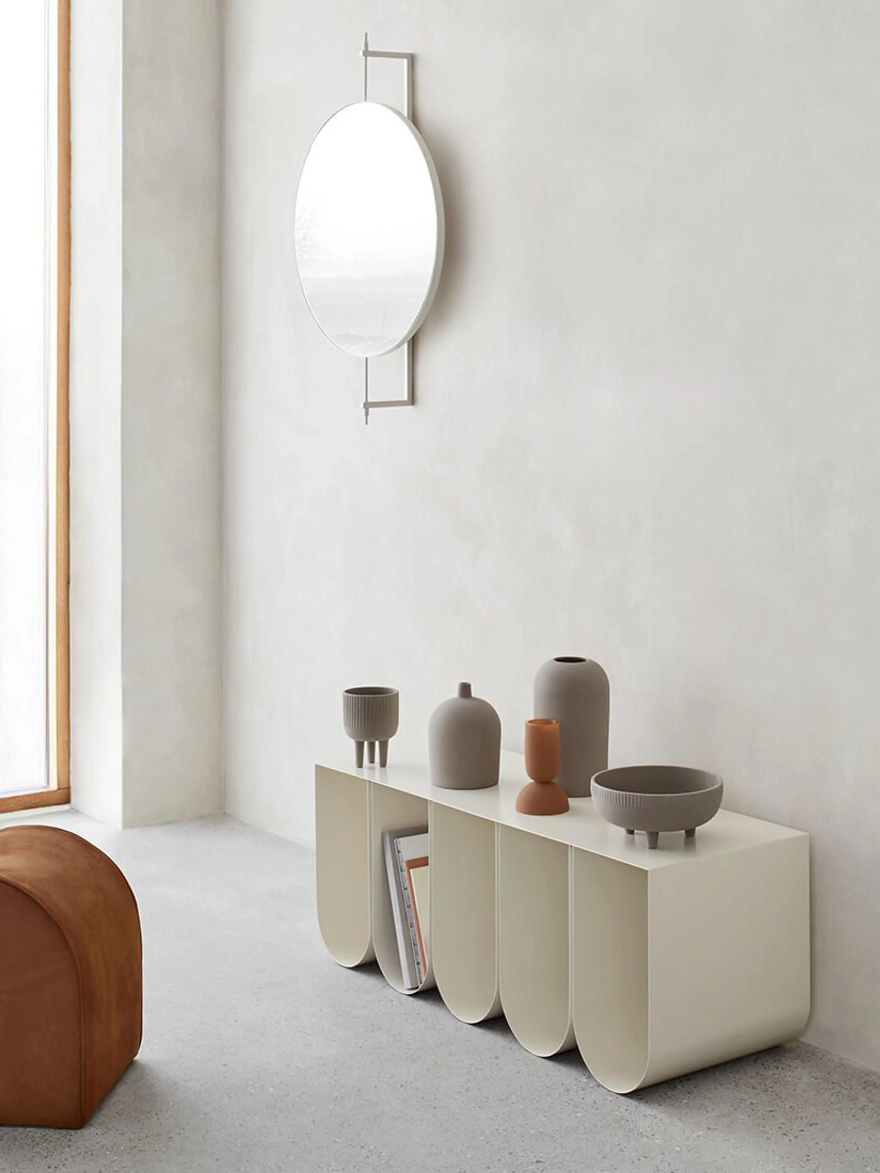 Metall-Sitzbank Curved