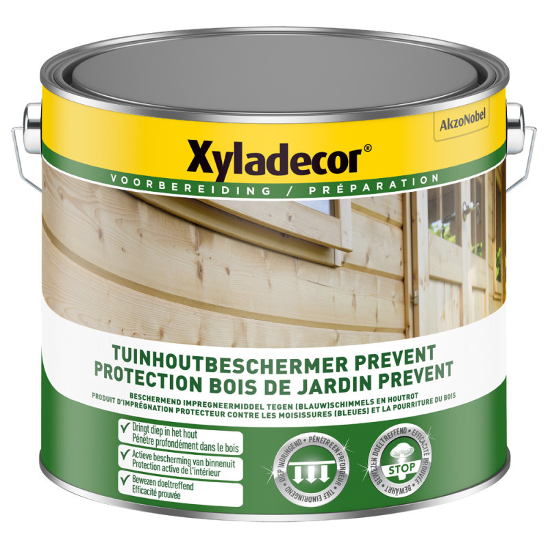 Protection pour bois de jardin Prevent incolore 2,5 L XYLADECOR