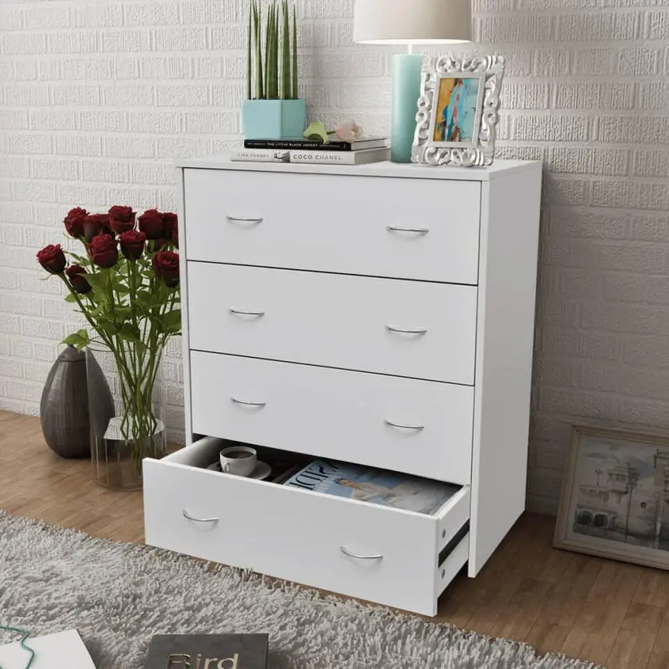 vidaXL - Dressoir - Wit - Hout