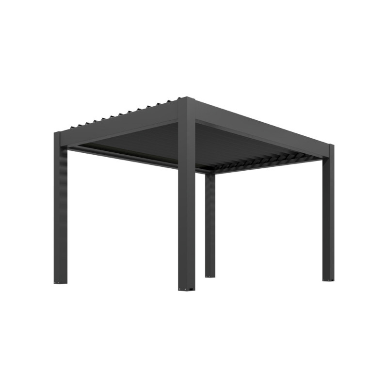 Pergola bioclimatique Capri LDD anthracite 6 x 4 x 2,5 m