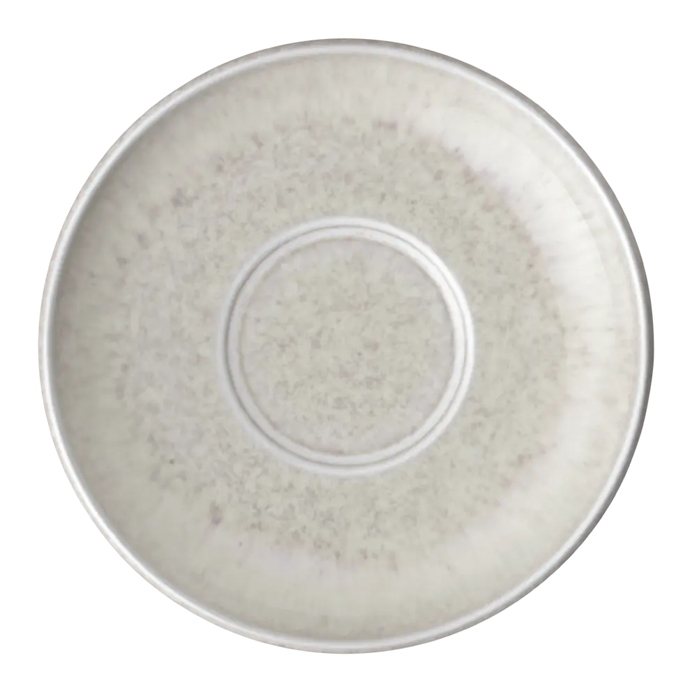 Untertasse Perlemor Sand