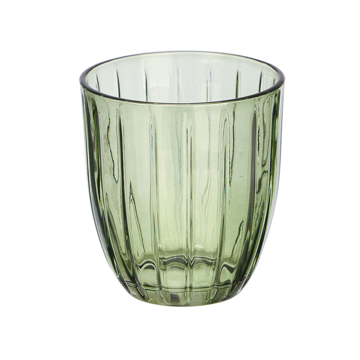 Copo de água riscas em vidro 350ml