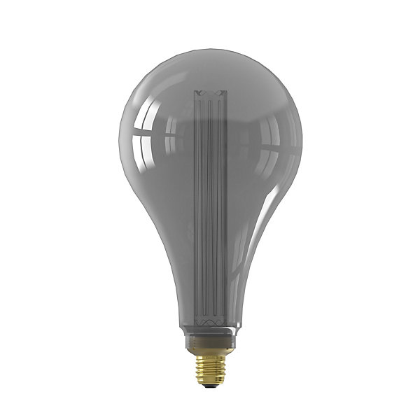 Ampoule LED décorative XXL Royal Osby verre gris titane dimmable E27 3,5W 60lm Calex