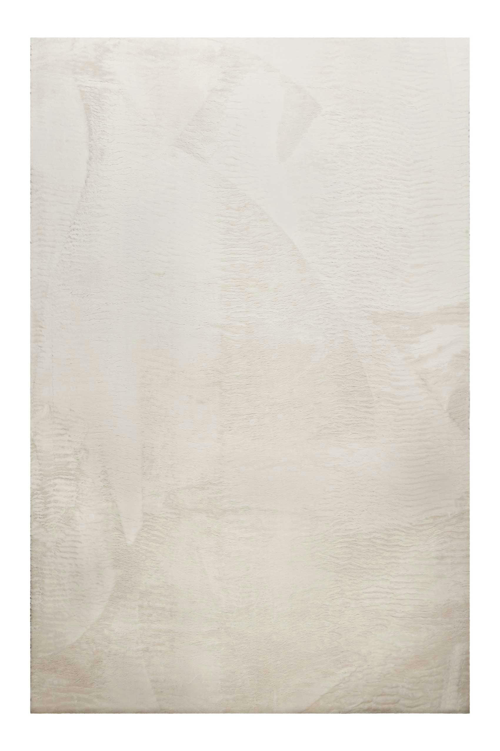 VILLA ROSSO - Tapis tufté mèches rases (15mm) écru 133x200