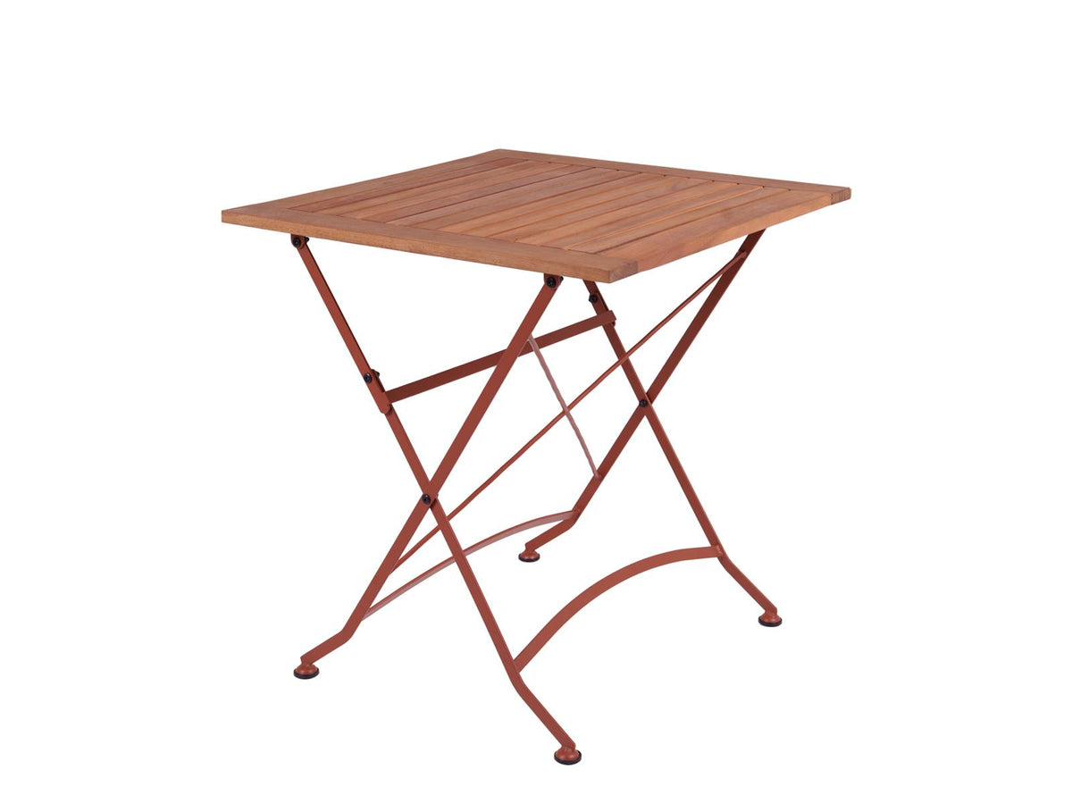 MaximaVida inklapbare vierkante tuintafel Toscana 70 cm roestbruin - 100% FSC excellent acacia