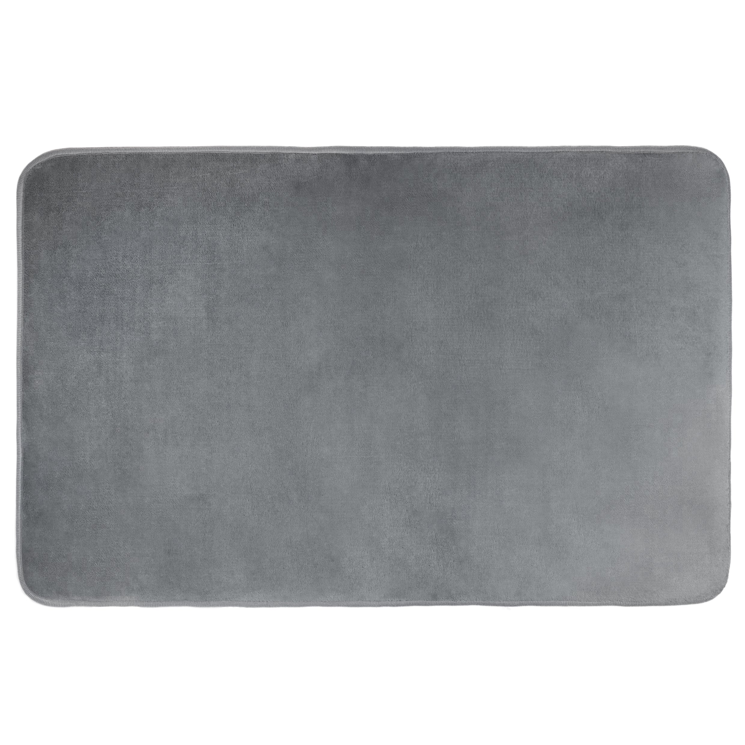 QUVIO Badmat 50 x 80 cm - Grijs