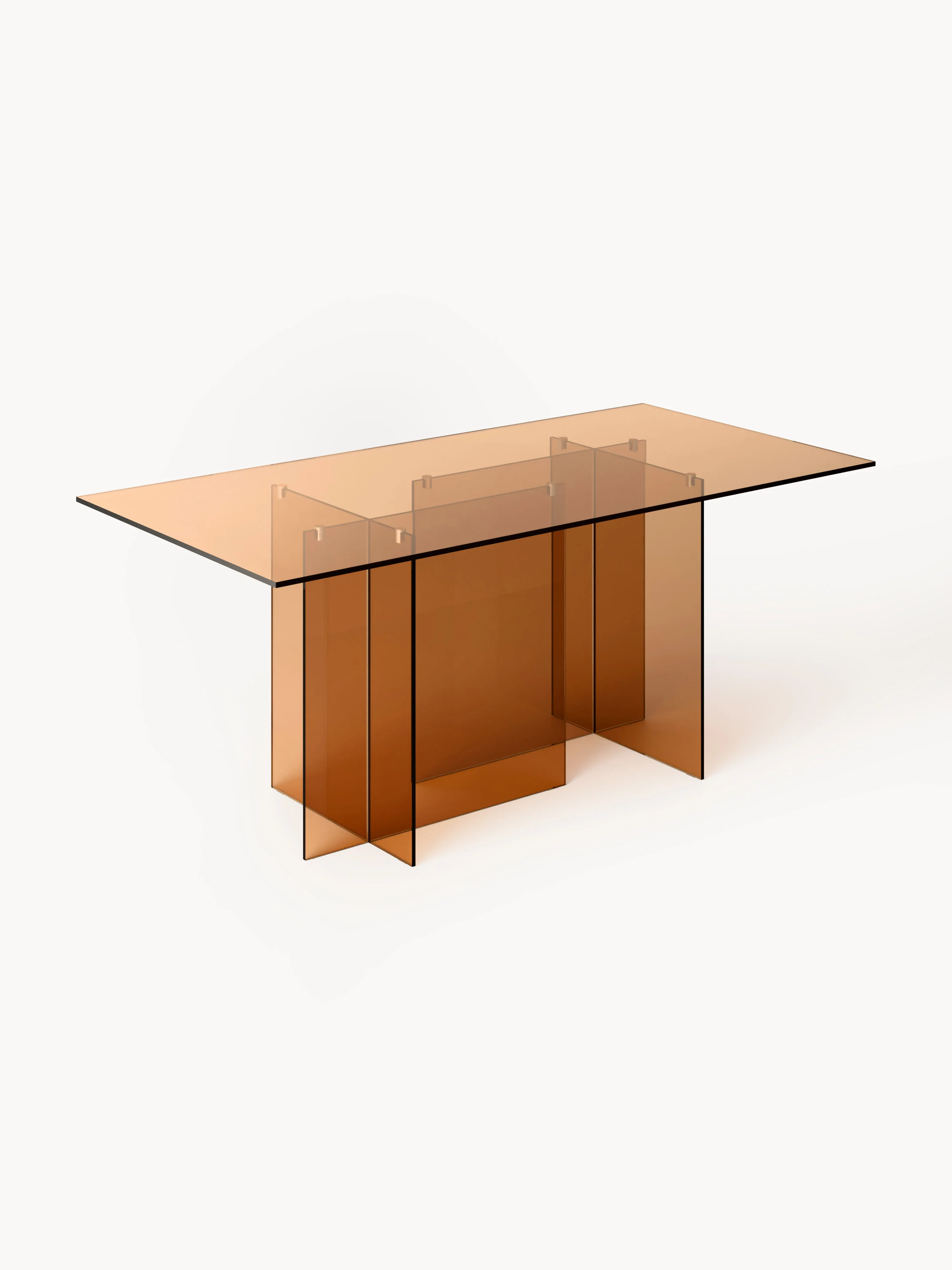 Esstisch Anouk aus Glas, 180 x 90 cm