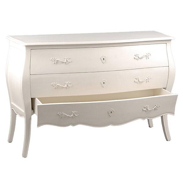 Commode longue 3 tiroirs Murano