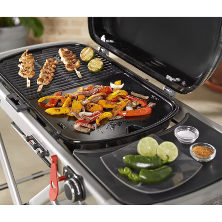 Plancha en fonte émaillée pour barbecue Traveler - Weber