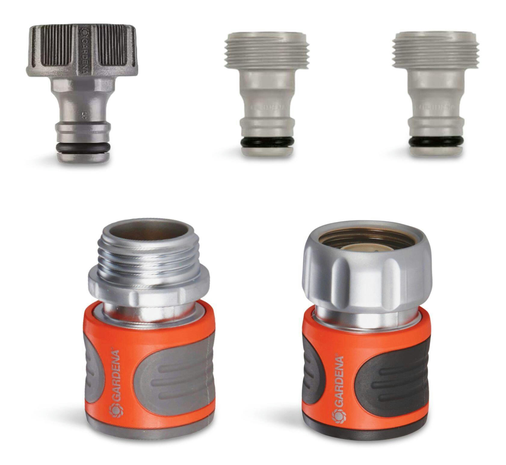 Gardena Premium Male/Female Quick Starter Connector Set, 5-pc