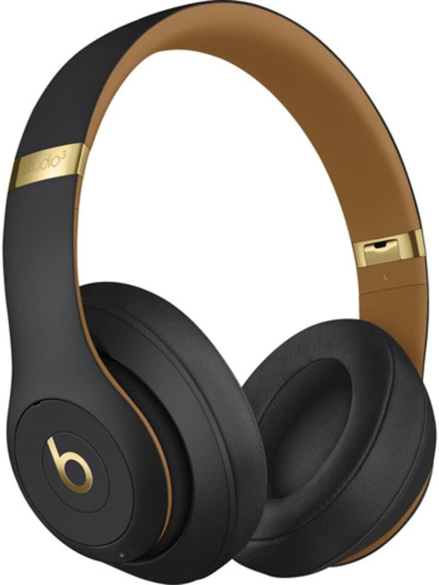 Beats Studio3 Wireless Over-Ear Headphones The beats Skyline Collection - Midnight Black (Renewed)