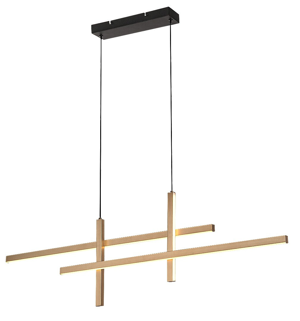 Lampa wisząca SEVERINE złoto-czarna-biała LED 4x40W 3000K 2000lm Rabalux