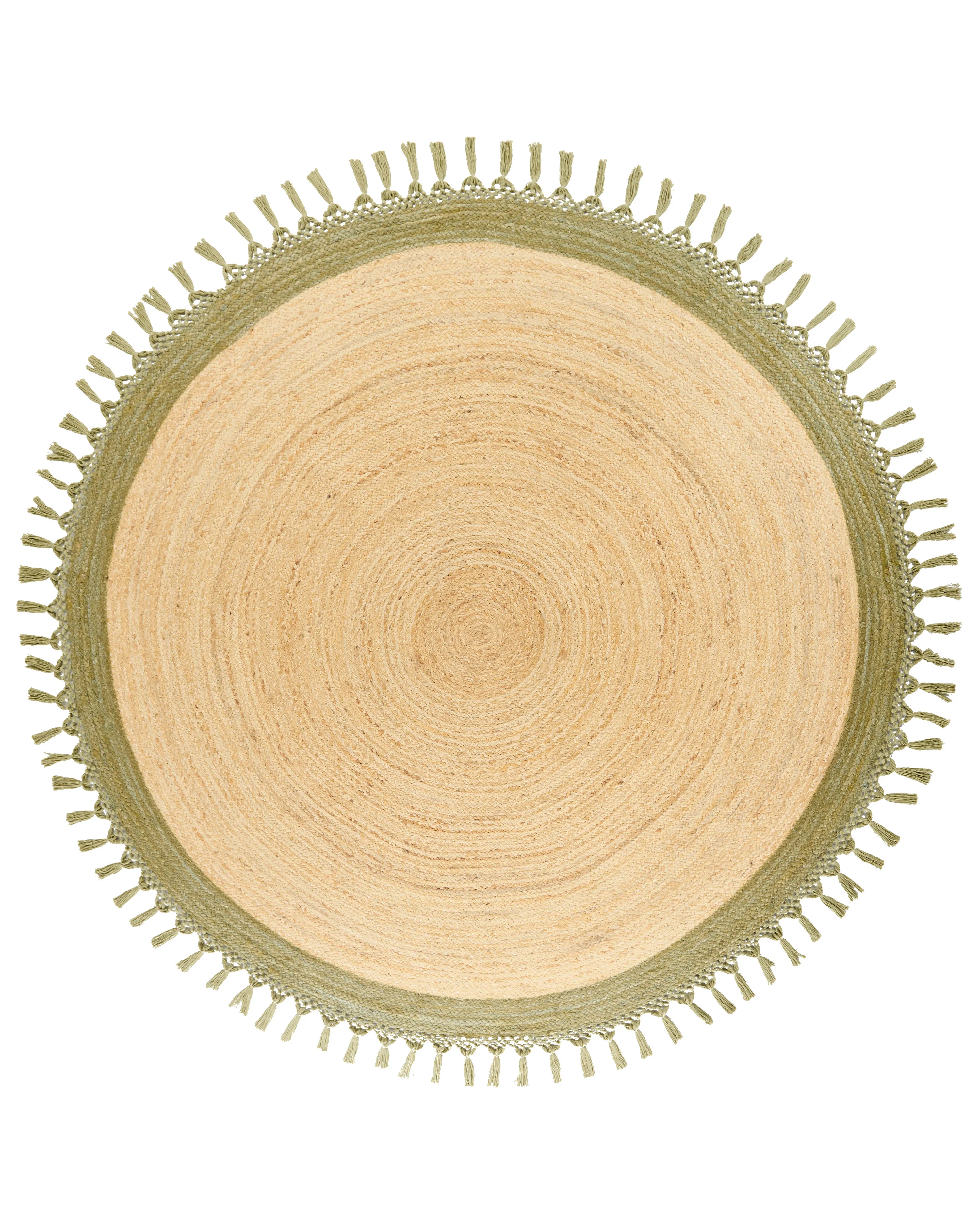 Rug MARTS Green ? 140 cm Jute