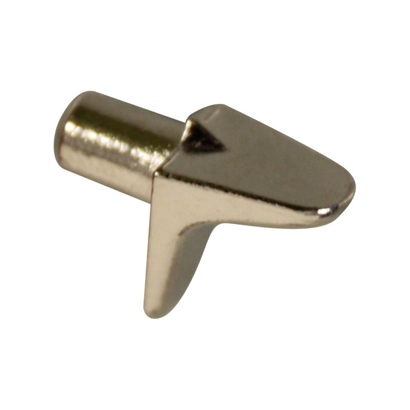 Taquet à entailler en métal nickelé Ø 5 mm 16 pièces TEKNIBOX