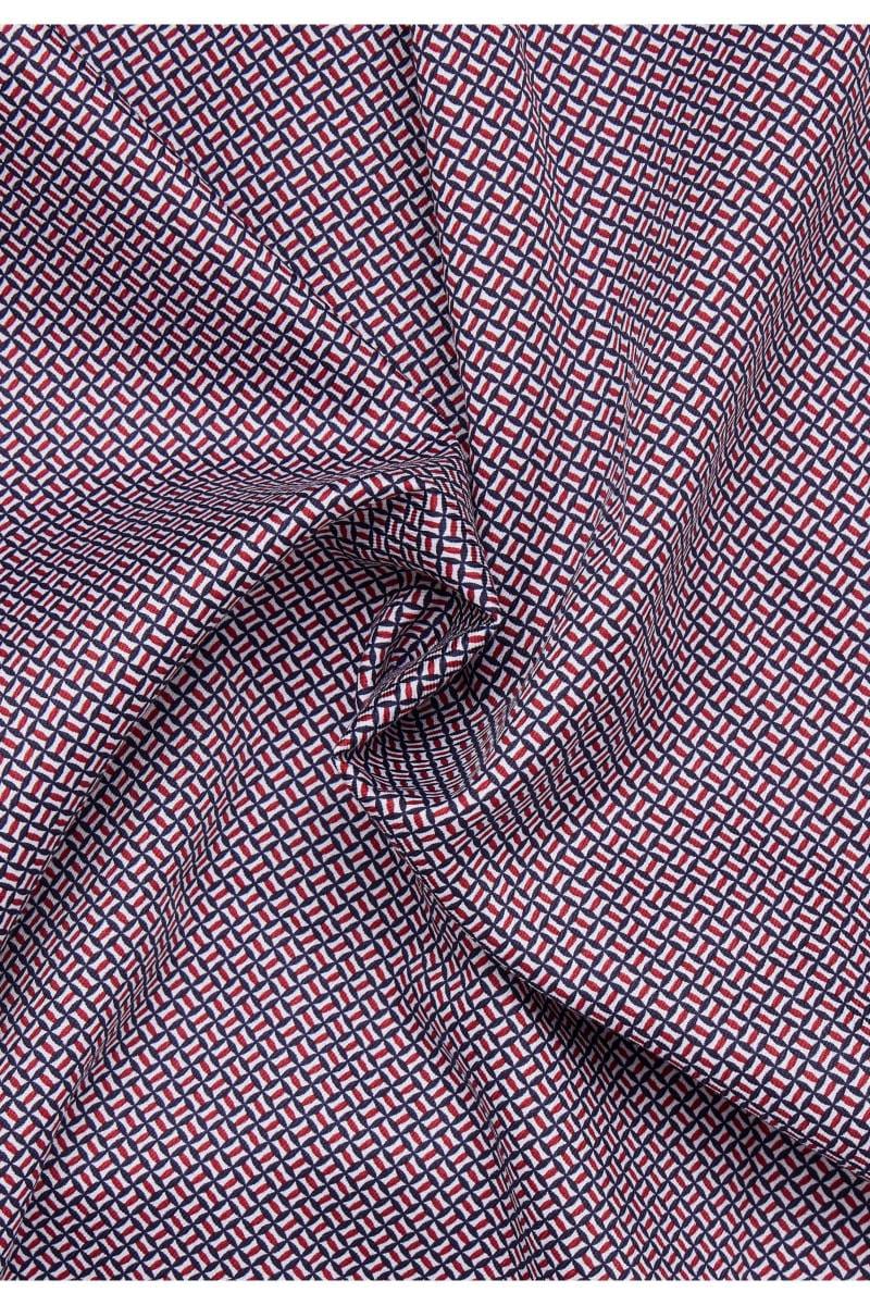 ETERNA Modern Fit Hemd rose, Bedruckt