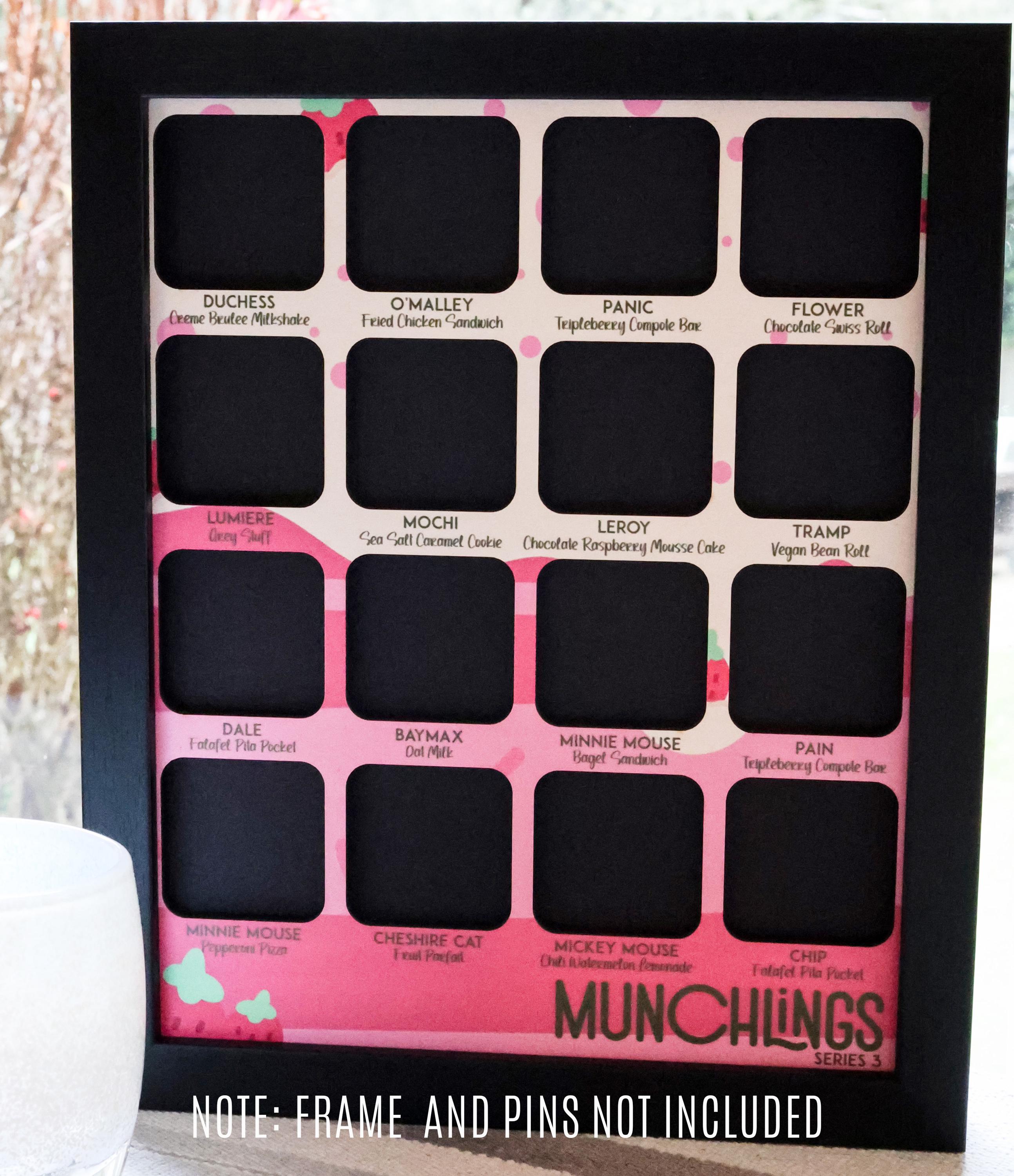 Munchling Pin Display Frame Insert