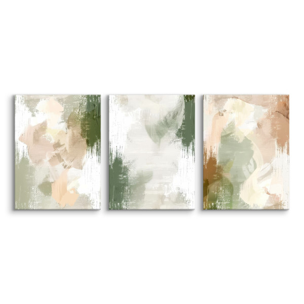 3x Obraz Set Beton Abstrakcja Styl Boho 30x40cm