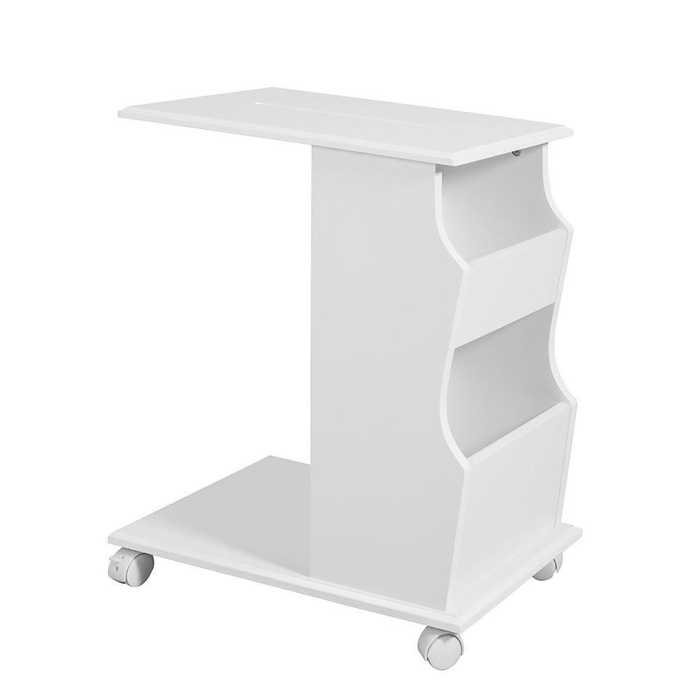 - Table d’Appoint effet bois blanc