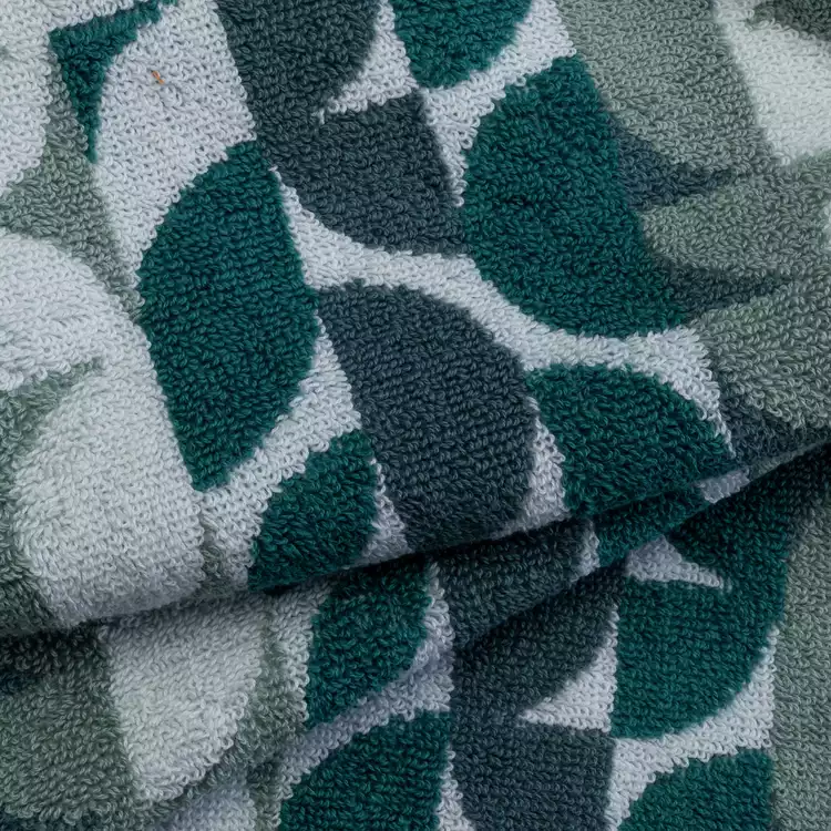 Habitat Geo Shape 2 Pack Face Cloth - Blue & Grey