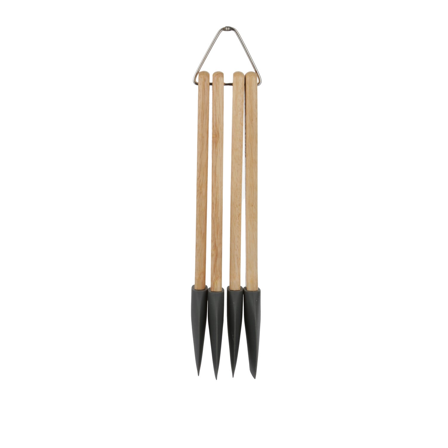 Set 4 spatole da cucina silicone con manco legno Baker's Secret