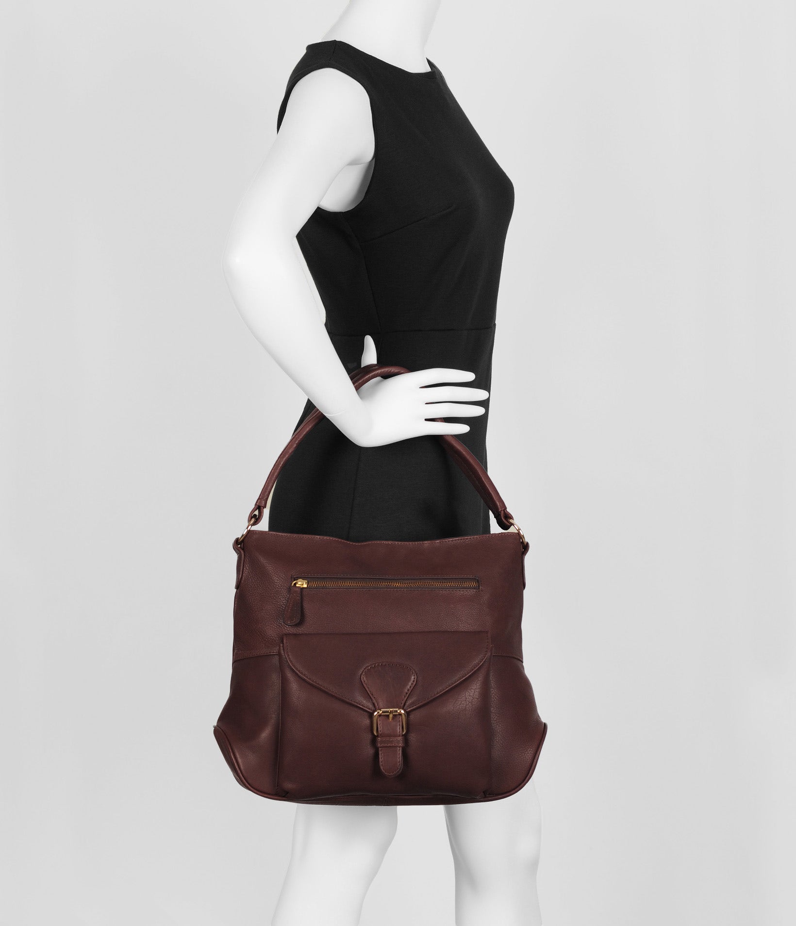 Leah Handle Top Zip Tote