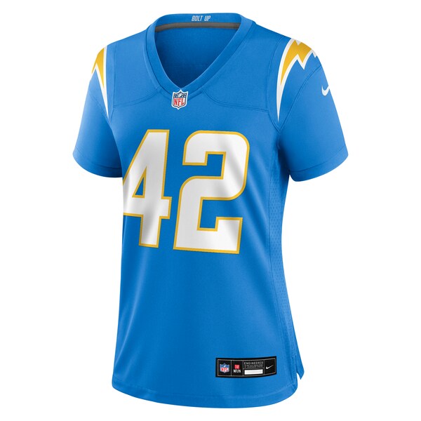 Tucker Fisk Los Angeles Chargers Nike Women's Team Game Jersey -  Powder Blue