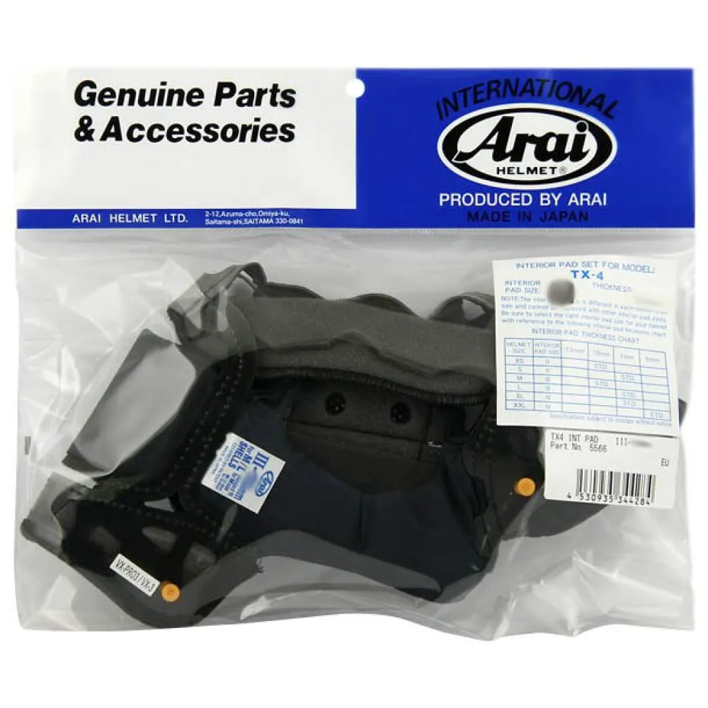 Arai Tour-X4/MX-V inner lining