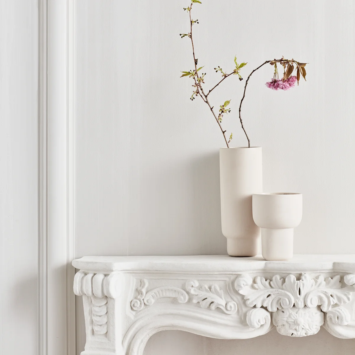 Bolia - Forma Vase, Ø 15 x H 20 cm, weiß