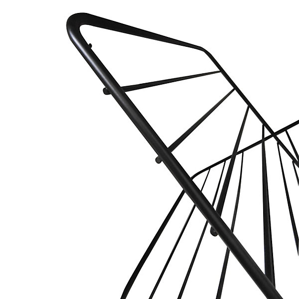 Croisillon en métal pour étagère GoodHome Mixxit noir