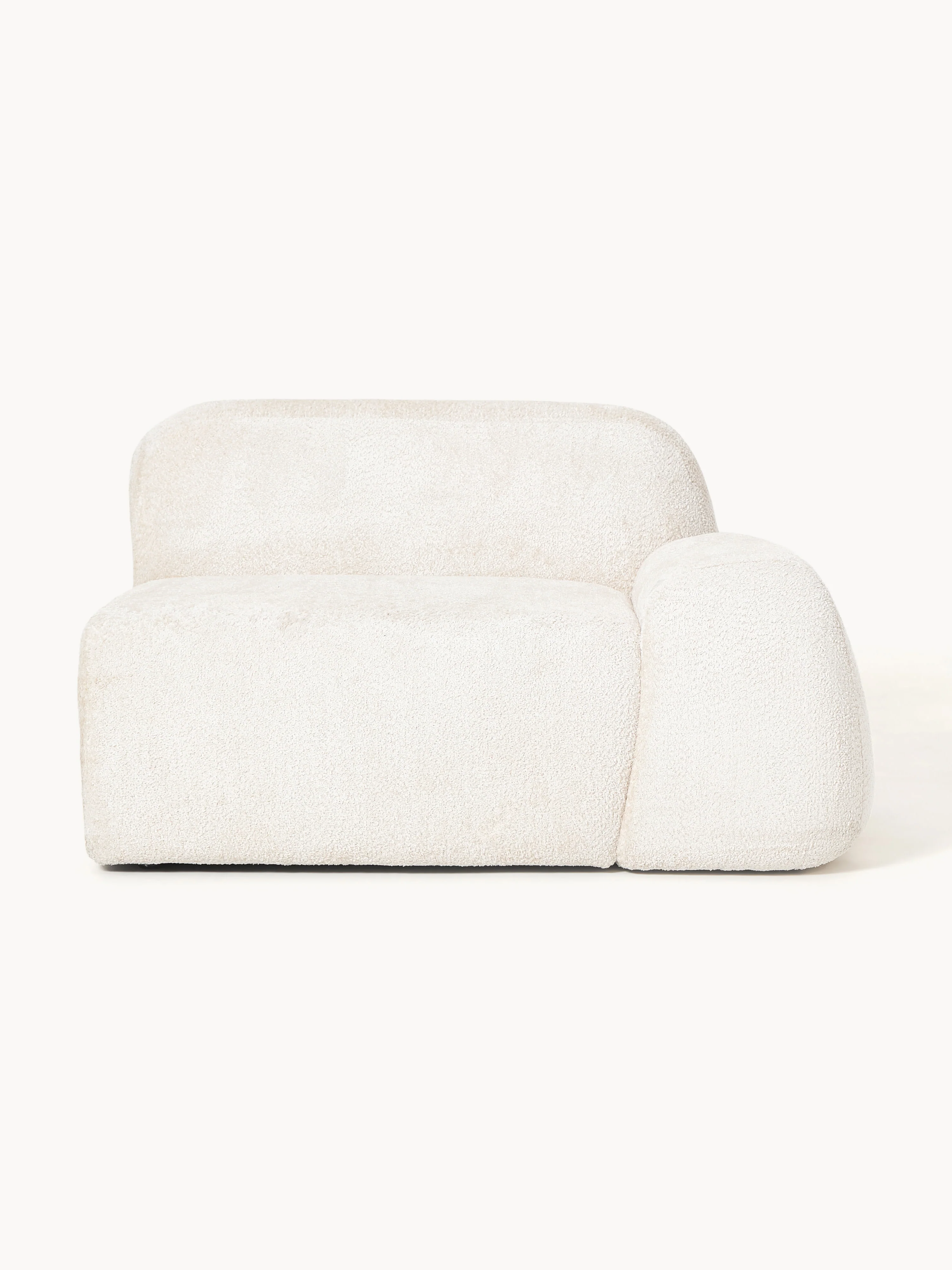 Eckmodul Wolke aus Teddy-Bouclé