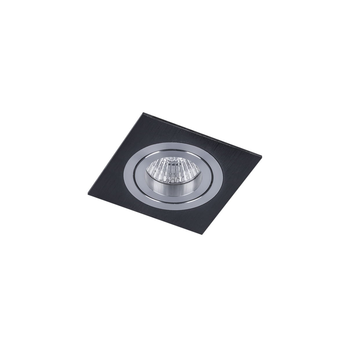 Oprawa wpuszczana kwadratowa czarno-srebrna MOOTY 1xGX5.3x50W IP20 Italux