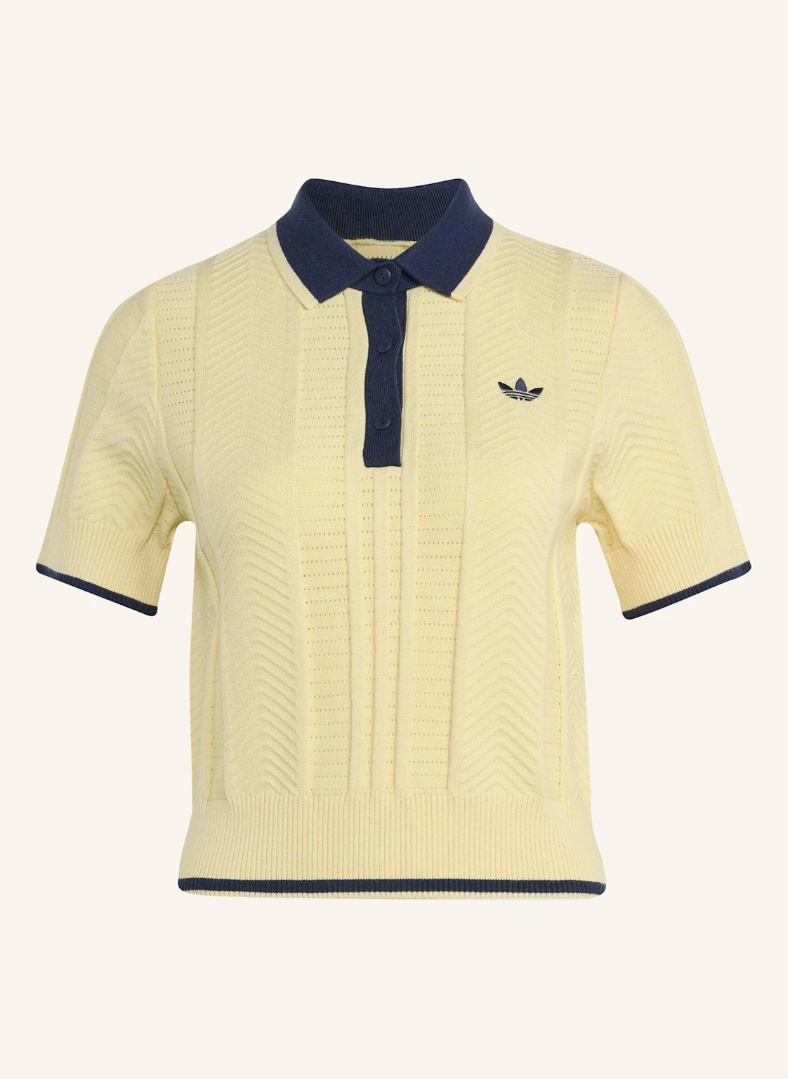adidas Originals CALI POLOSHIRT, ZOPFMUSTER