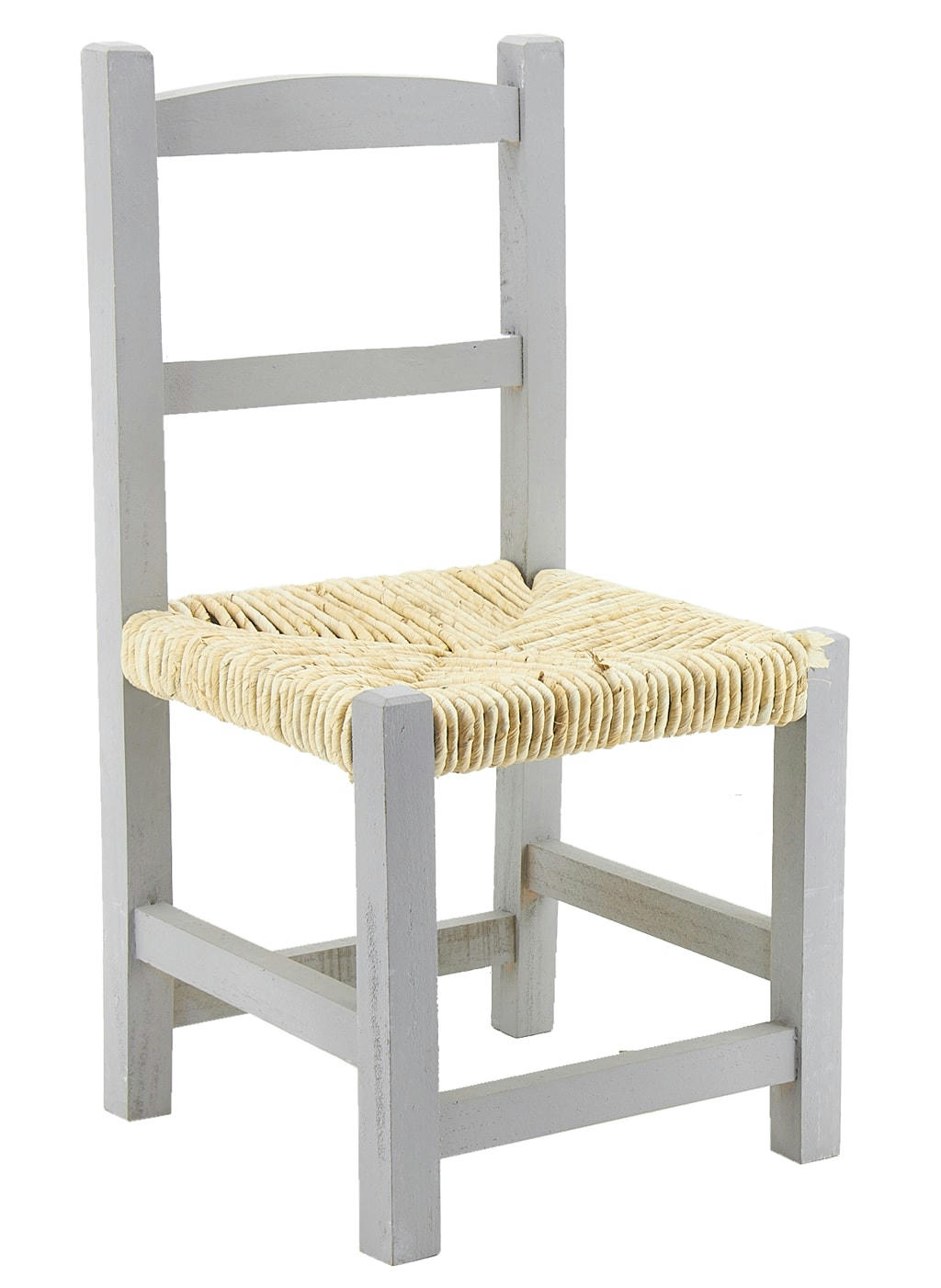 - Chaise enfant en bois gris