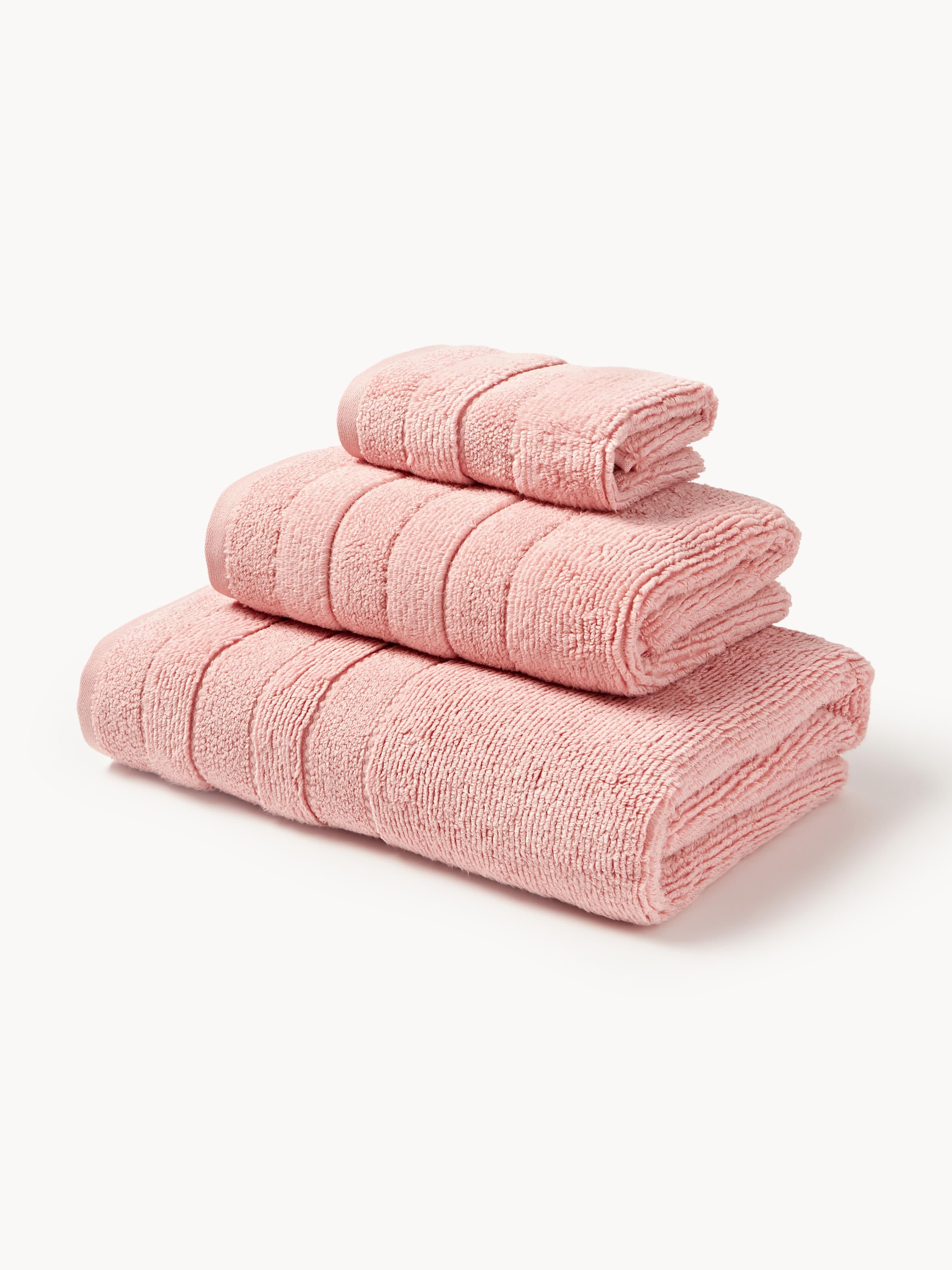 Handtuch-Set Luxe mit Streifenbordüre, in verschiedenen Setgrößen