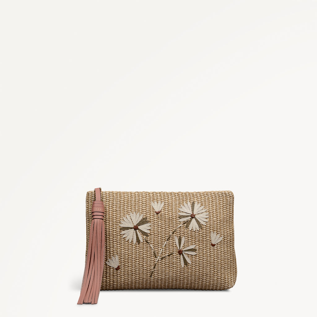 Picton Place - Raffia - Medium Ziptop Pouch